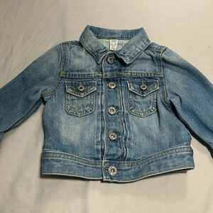 GAP - classic denim jean jacket. Size 12-18 months